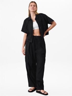 Athleta Black Wide Leg Pants